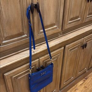 Kate Spade Blue Leather Crossbody Bag